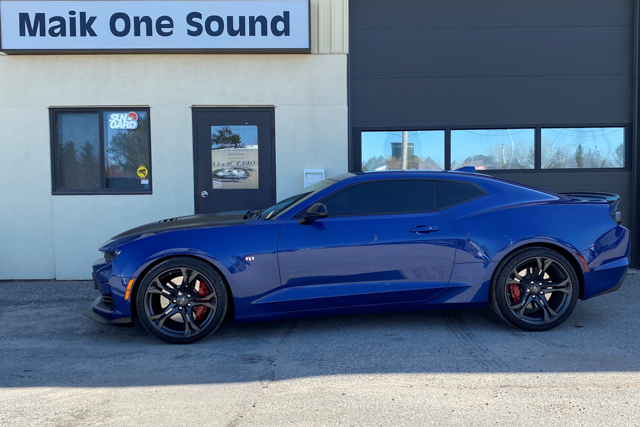 Chevrolet 2022 Camero SS with professional window tint in North Bay